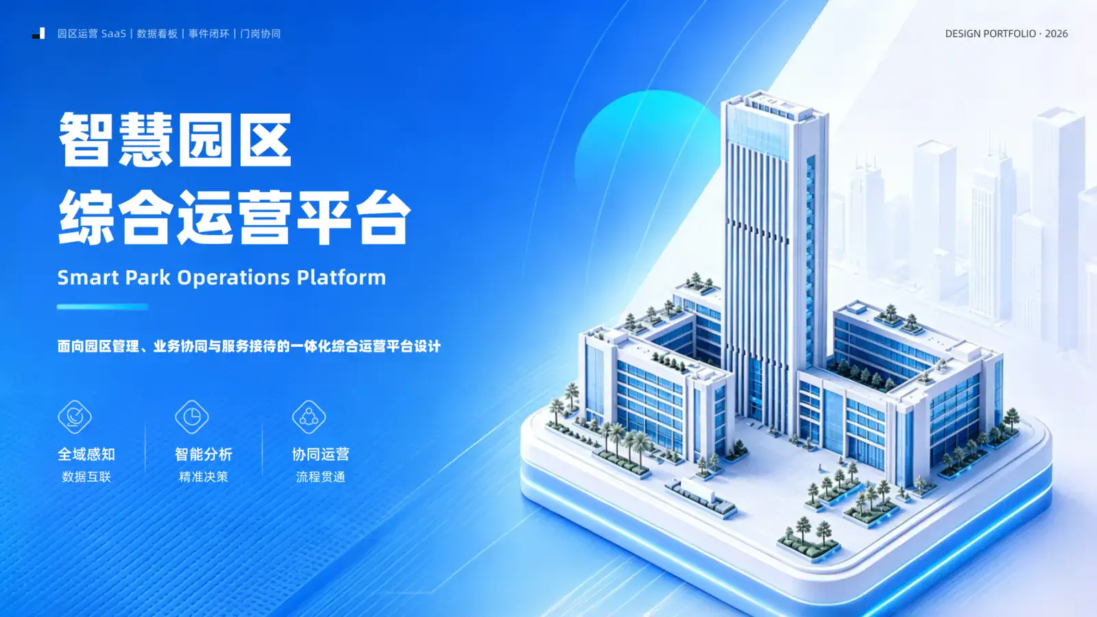 企业级运营平台 UX/UI 设计项目封面